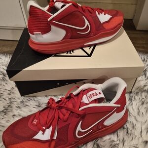 Nike Red and White Men's Sneakers